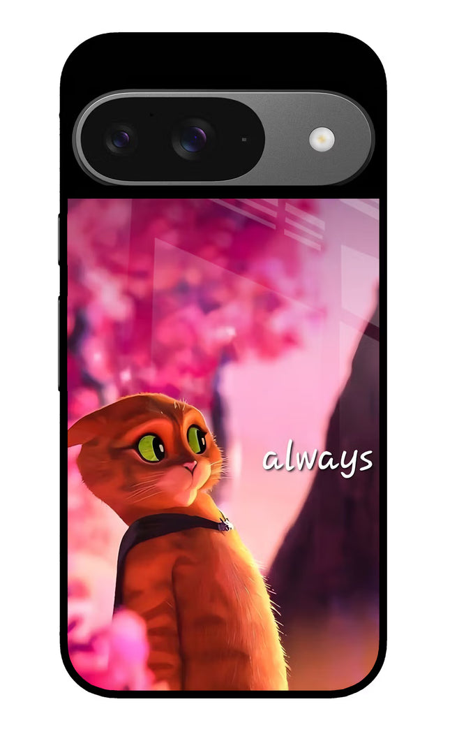 Always Cat Google Pixel 9 Glass Case