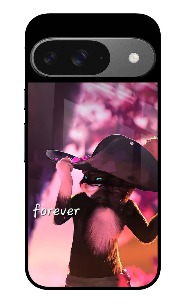Forever Cat Google Pixel 9 Glass Case