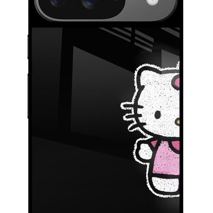 Kitty Charm Google Pixel 9 Glass Case
