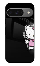 Kitty Charm Google Pixel 9 Glass Case