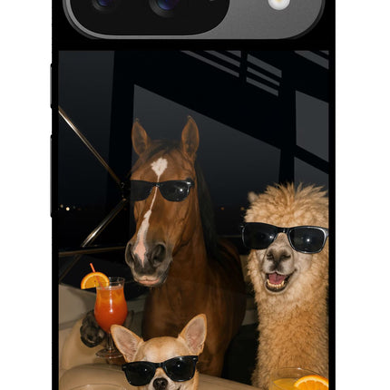 Party Squad Google Pixel 9 Glass Case