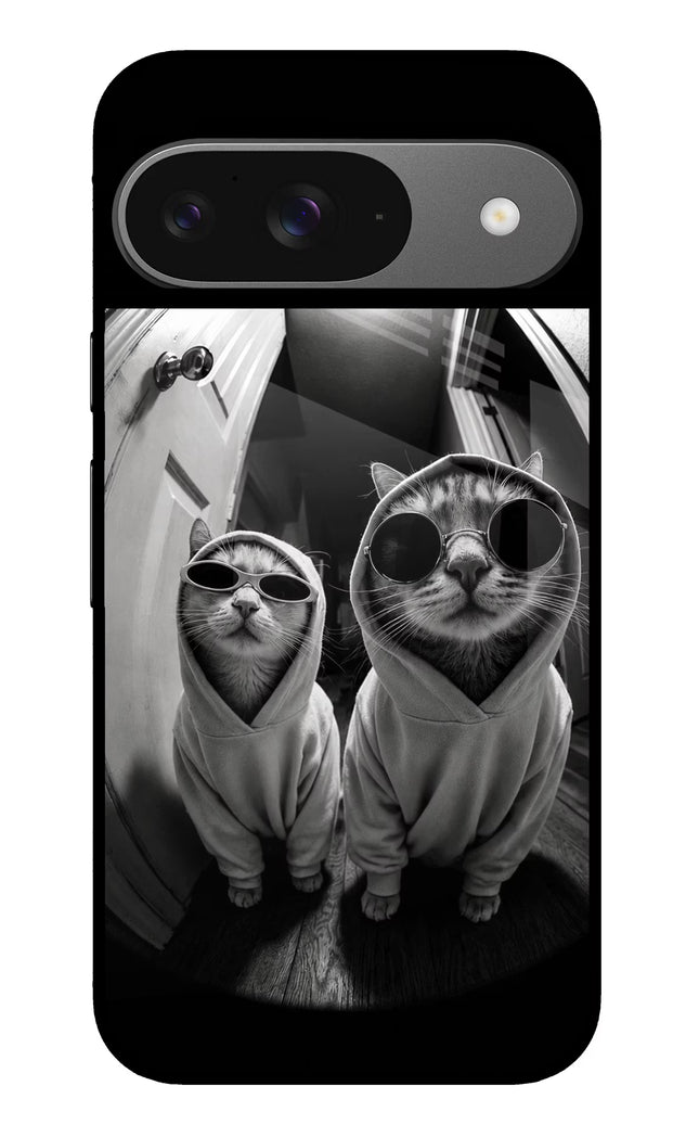 Hood Cats Google Pixel 9 Glass Case