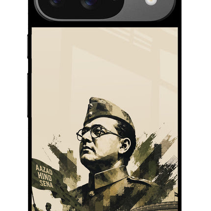 Netaji Rising Google Pixel 9 Glass Case