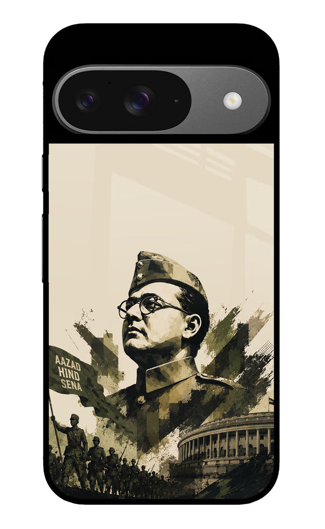Netaji Rising Google Pixel 9 Glass Case