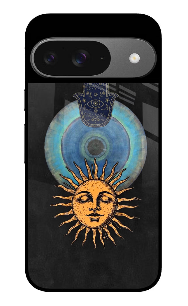 Divine Sun Google Pixel 9 Glass Case