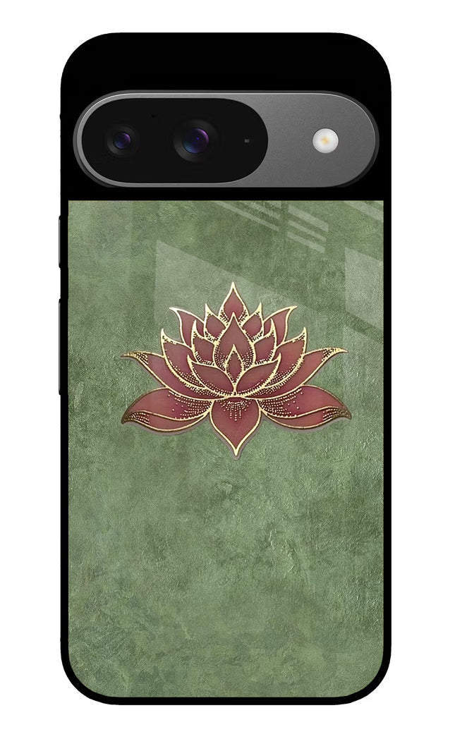 Lotus Grace Google Pixel 9 Glass Case