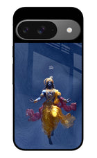 Cosmic Krishna Google Pixel 9 Glass Case