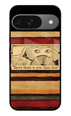 Vinyl Stripes Google Pixel 9 Glass Case