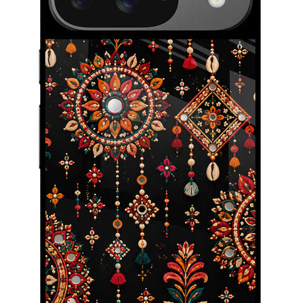 Boho Noir Google Pixel 9 Glass Case