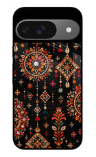 Boho Noir Google Pixel 9 Glass Case