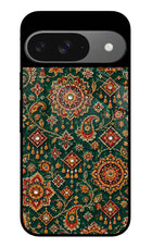 Green Pataka Google Pixel 9 Glass Case
