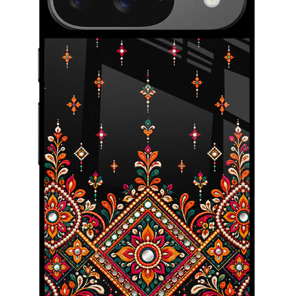 Noir Mehfil Google Pixel 9 Glass Case