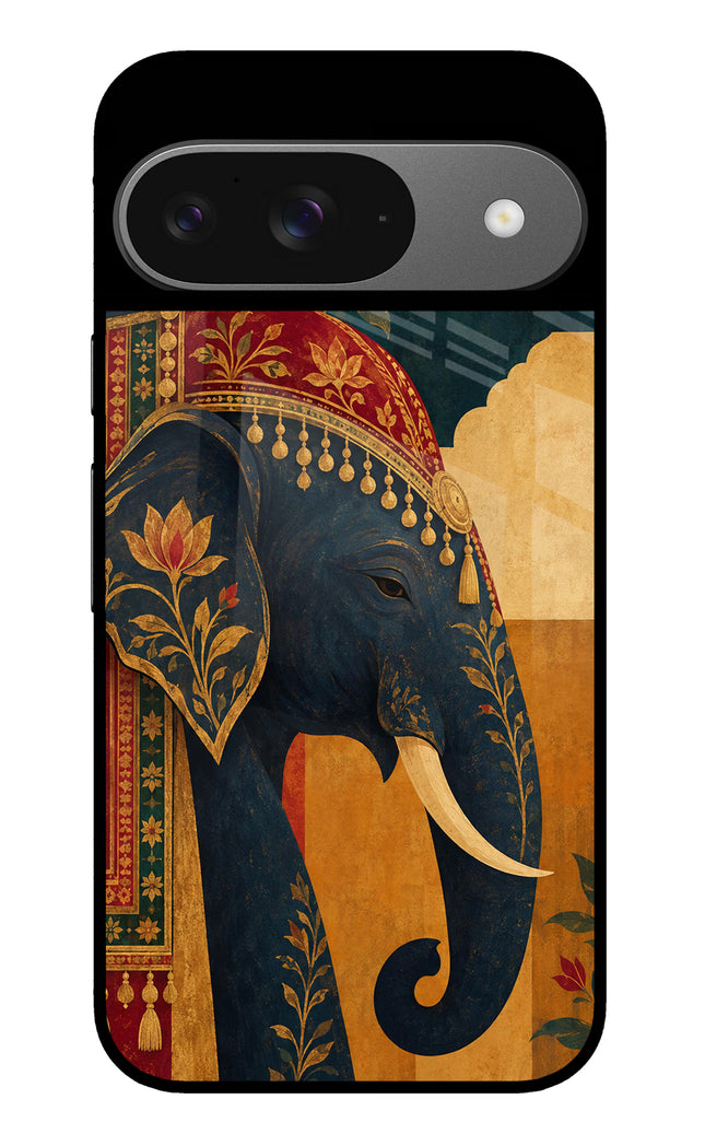 Royal Elephant Google Pixel 9 Glass Case