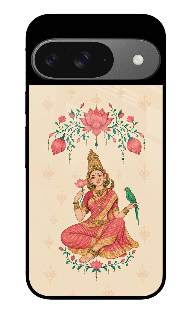 Goddess Lakshmi Google Pixel 9 Glass Case