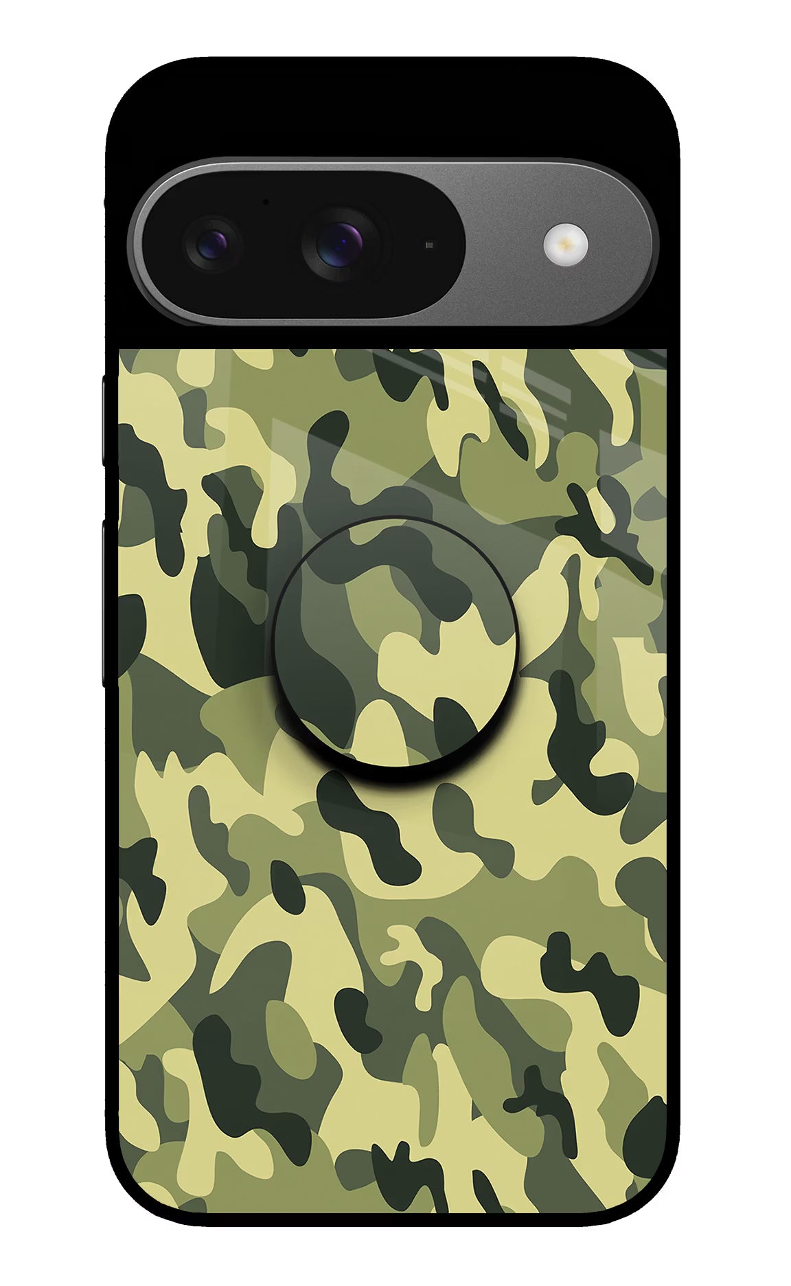 Camouflage Google Pixel 9 Pop Case by Casekaro