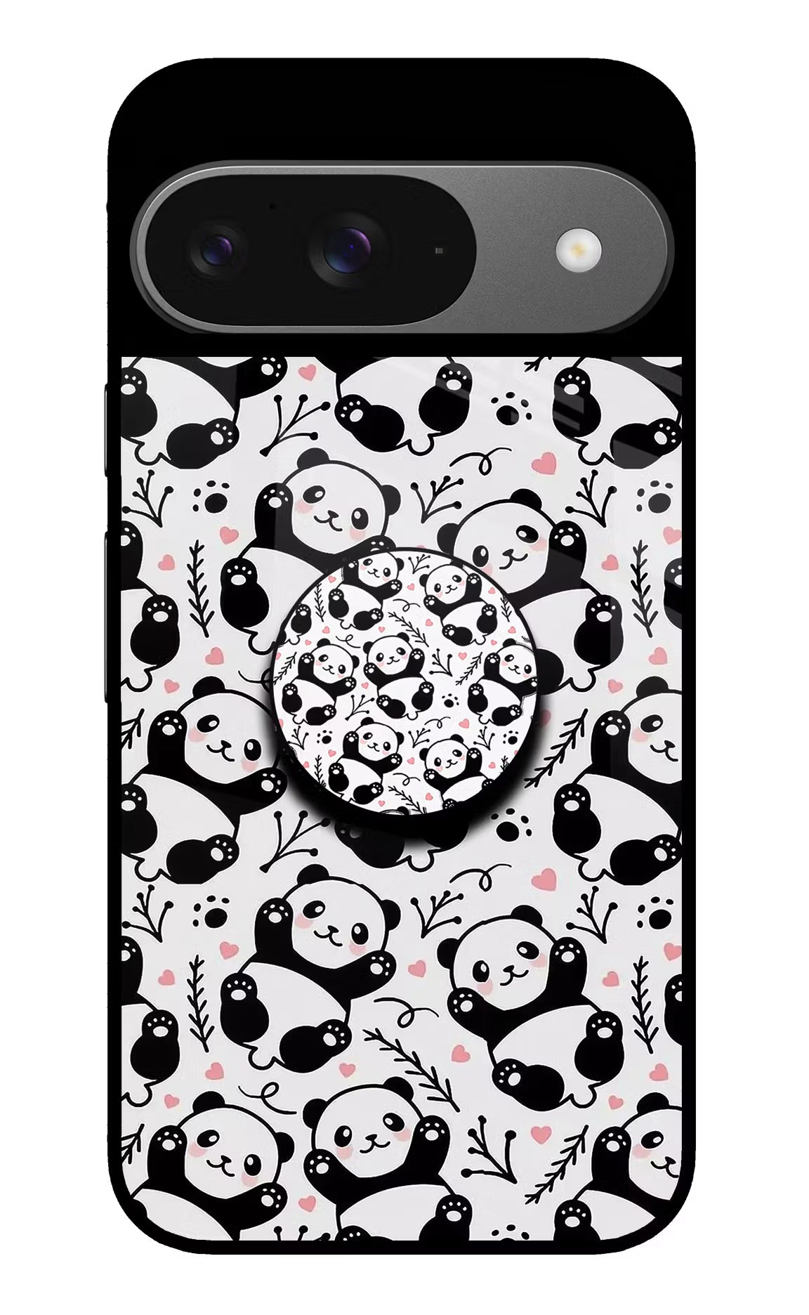 Cute Panda Google Pixel 9 Pop Case by Casekaro