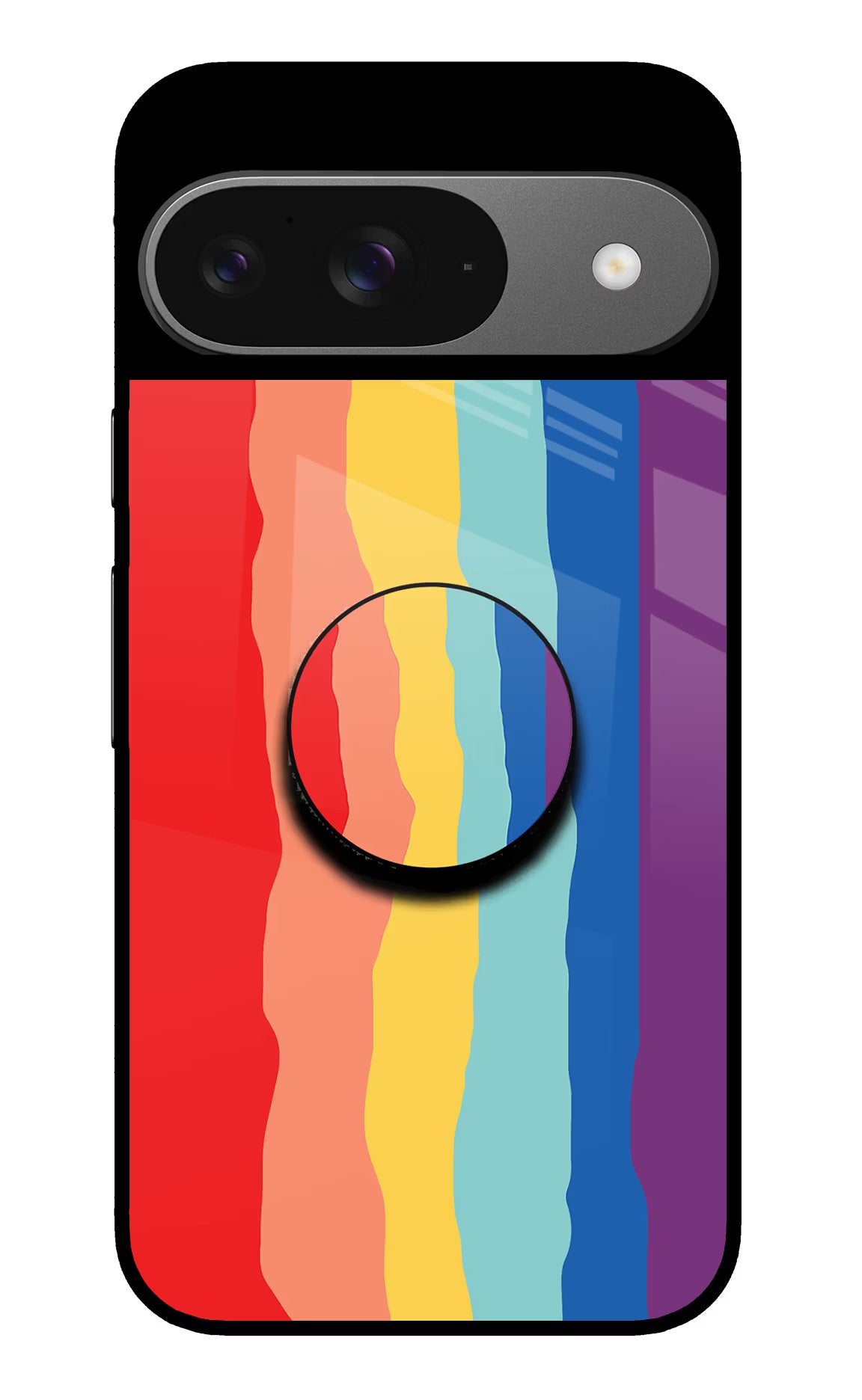 Rainbow Google Pixel 9 Pop Case by Casekaro