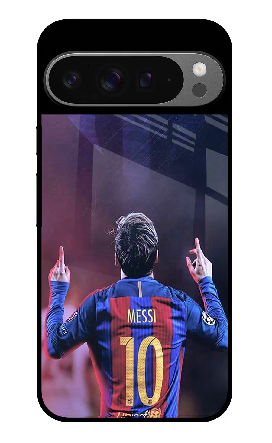 Messi Google Pixel 9 Pro Back Cover, Glass case