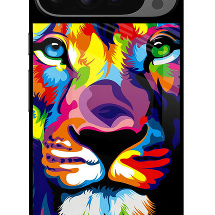 Lion Google Pixel 9 Pro Glass Case