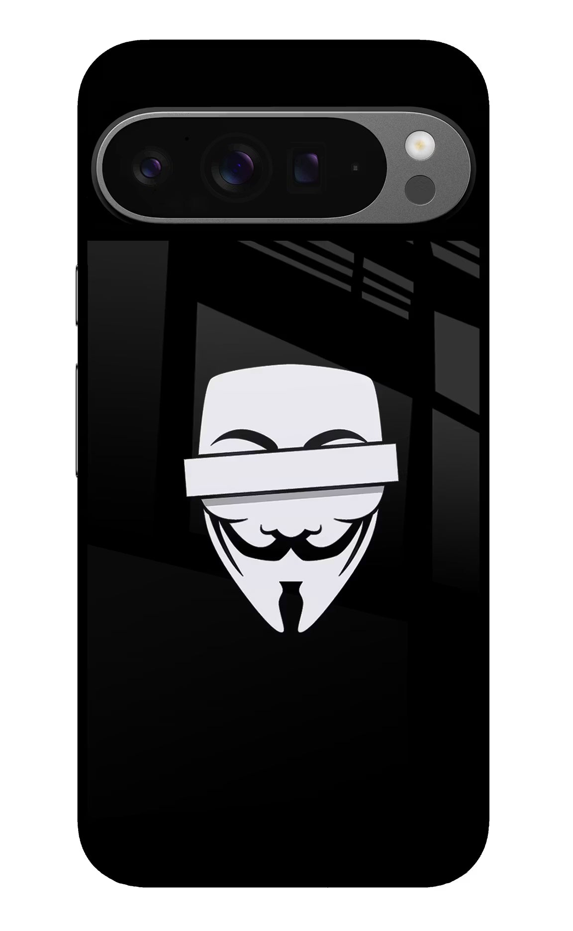 Anonymous Face Google Pixel 9 Pro Glass Case