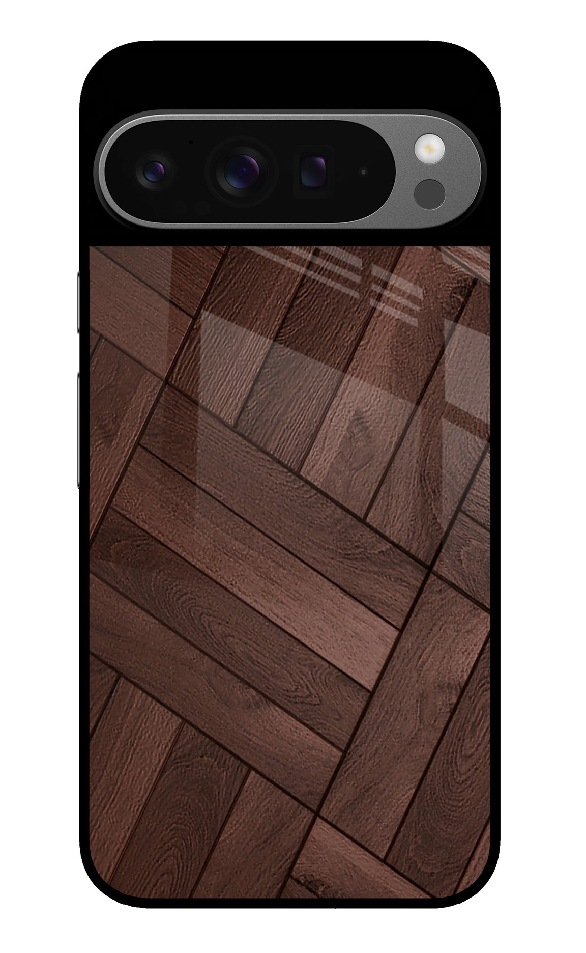 Wooden Texture Design Google Pixel 9 Pro Glass Case