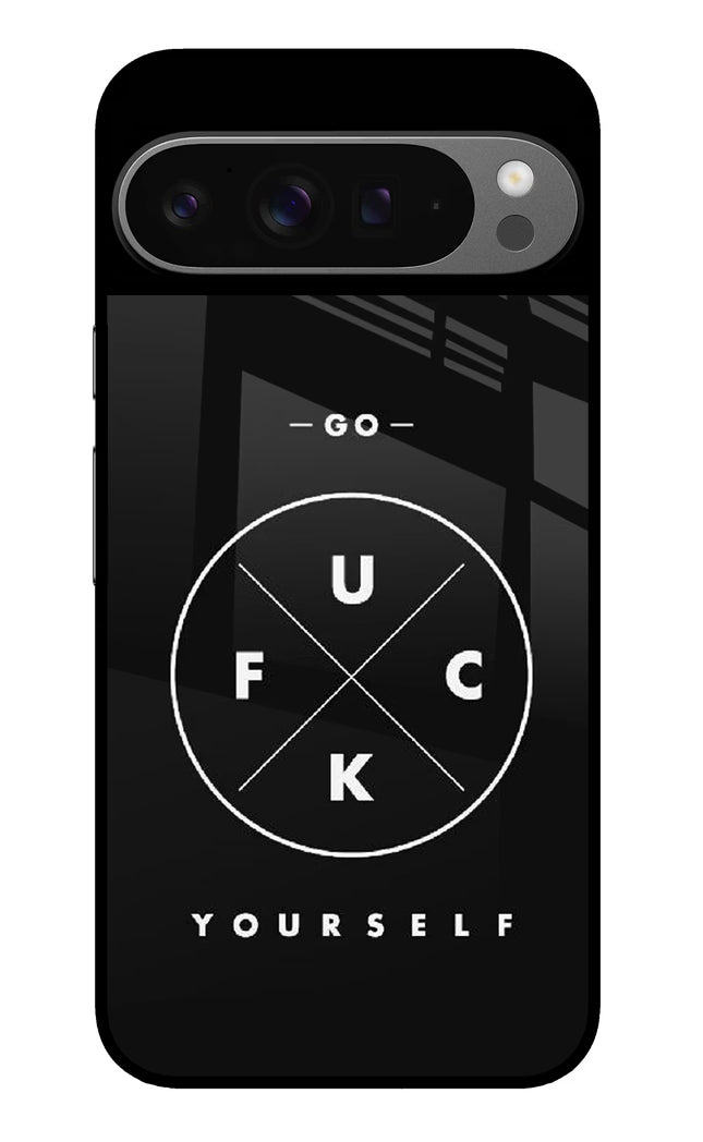 Go Fuck Yourself Google Pixel 9 Pro Glass Case