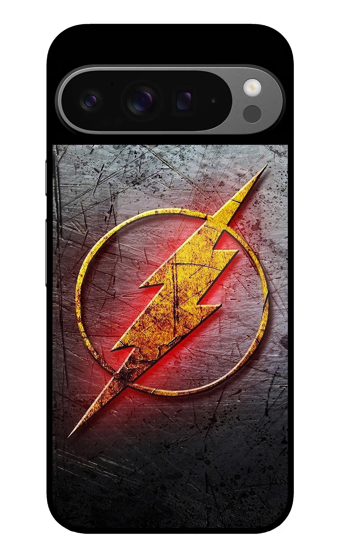 Flash Google Pixel 9 Pro Glass Case Back Cover by Casekaro