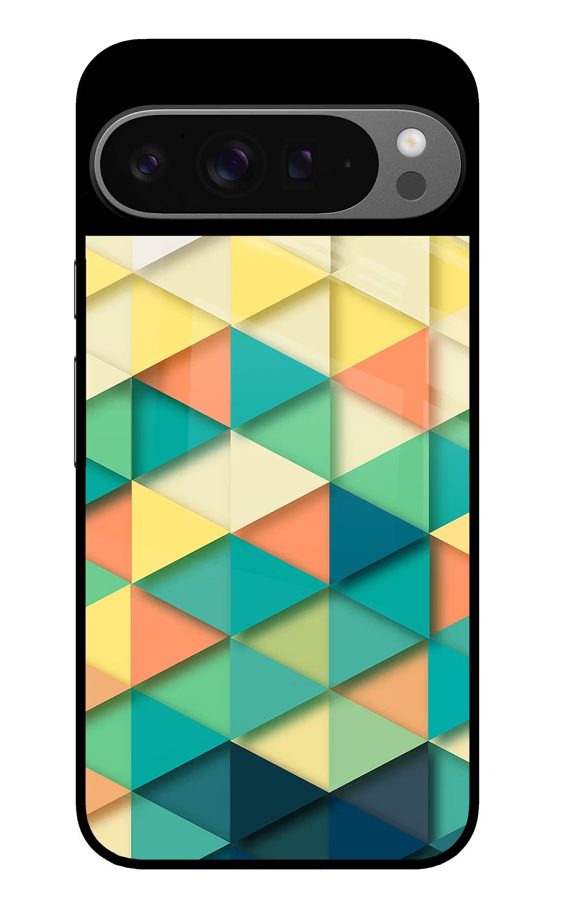 Abstract Google Pixel 9 Pro Glass Case Back Cover by Casekaro