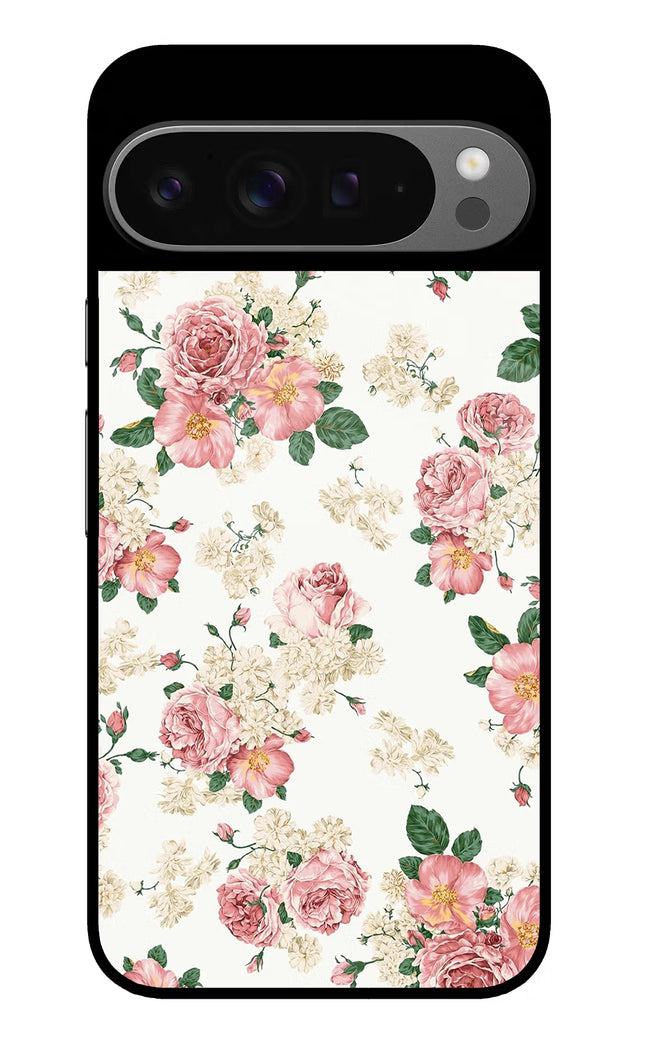 Flowers Google Pixel 9 Pro Glass Case