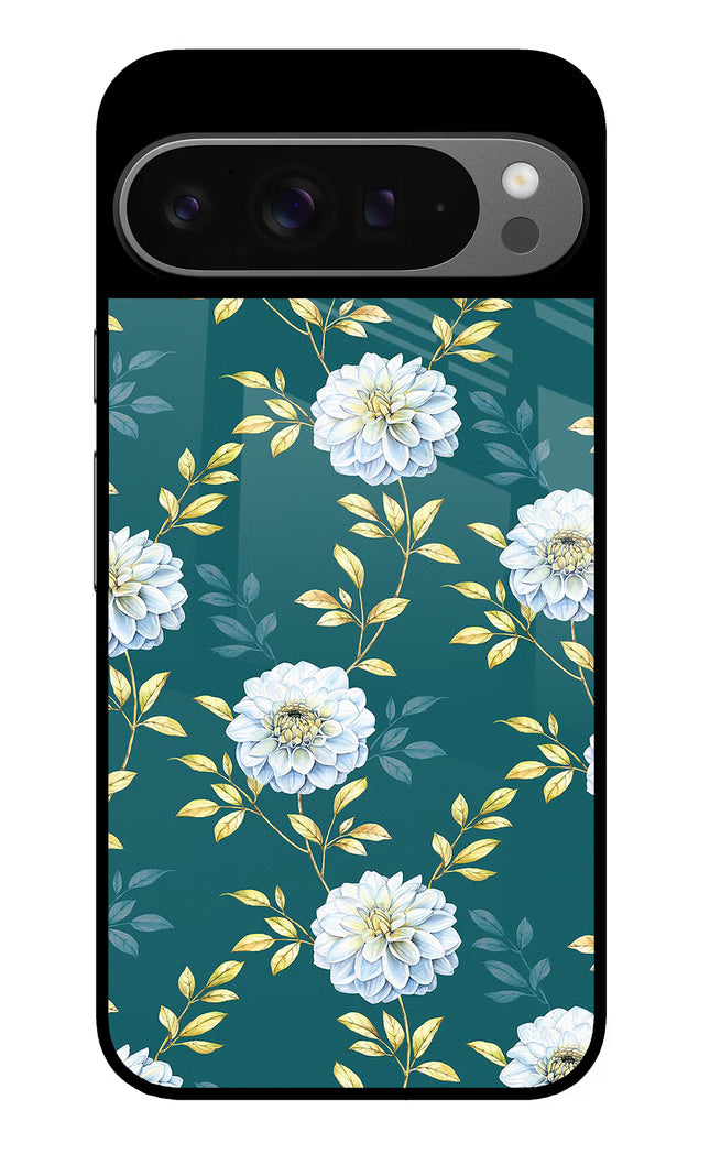 Flowers Google Pixel 9 Pro Glass Case