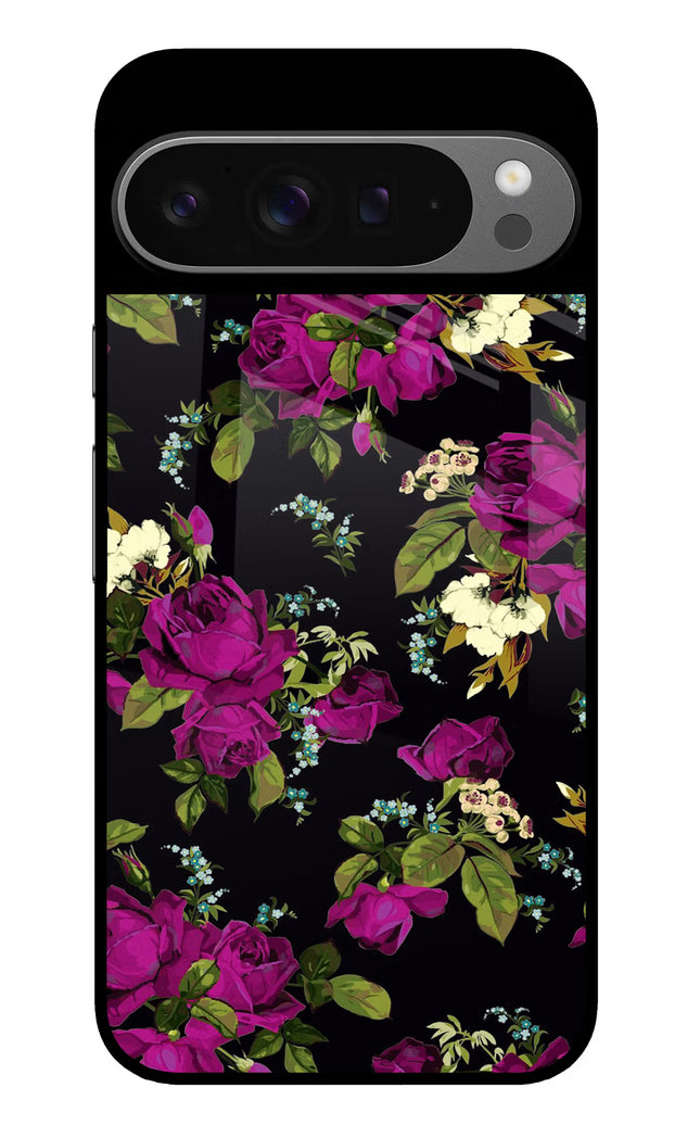 Flowers Google Pixel 9 Pro Glass Case