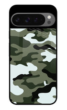 Camouflage Google Pixel 9 Pro Glass Case