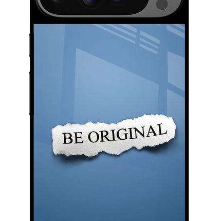 Be Original Google Pixel 9 Pro Glass Case Back Cover by Casekaro