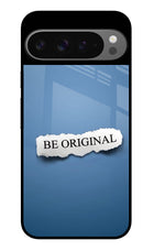 Be Original Google Pixel 9 Pro Glass Case Back Cover by Casekaro