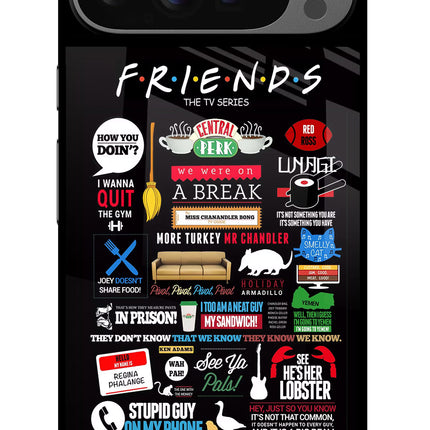 FRIENDS Google Pixel 9 Pro Glass Case Back Cover by Casekaro