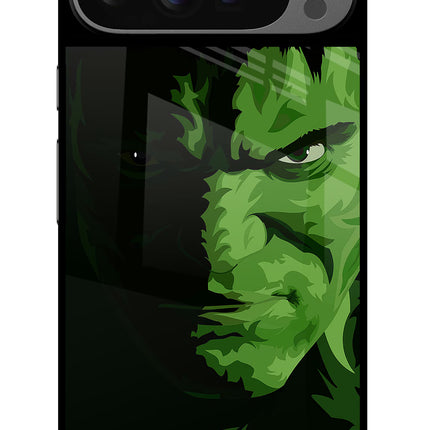 HULK Google Pixel 9 Pro Glass Case Back Cover by Casekaro