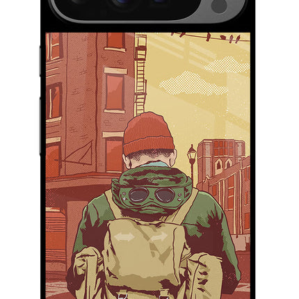 Adventurous Google Pixel 9 Pro Glass Case Back Cover by Casekaro