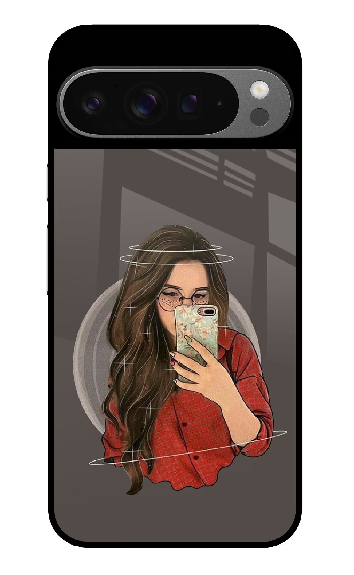 Selfie Queen Google Pixel 9 Pro Glass Case Back Cover by Casekaro