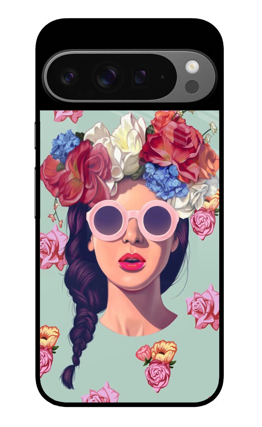 Pretty Girl Google Pixel 9 Pro Back Cover, Glass case