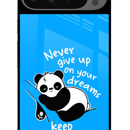 Keep Sleeping Google Pixel 9 Pro Glass Case Back Cover by Casekaro