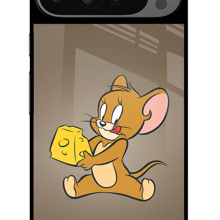 Jerry Google Pixel 9 Pro Glass Case Back Cover by Casekaro