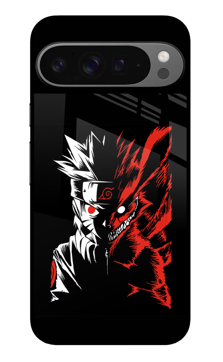 Naruto Two Face Google Pixel 9 Pro Back Cover, Glass case