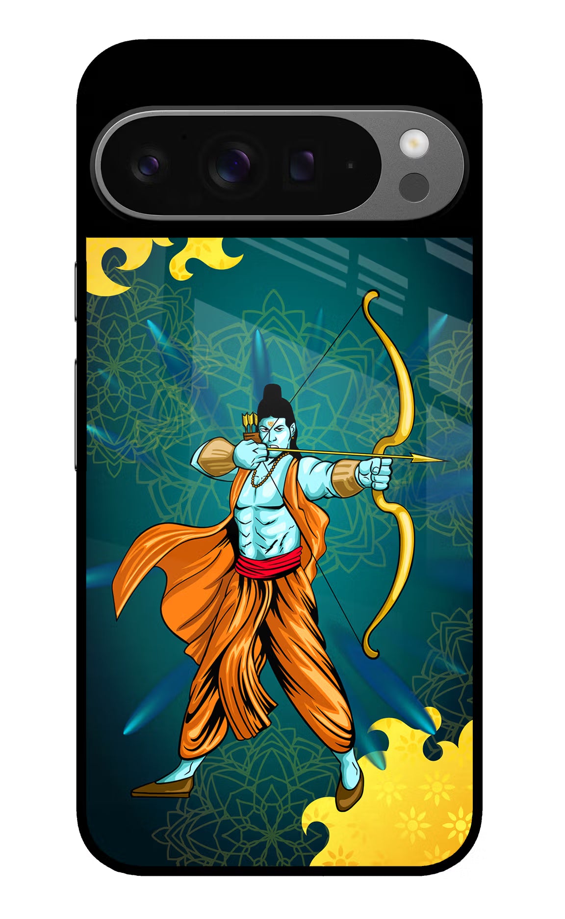 Lord Ram - 6 Google Pixel 9 Pro Glass Case Back Cover by Casekaro