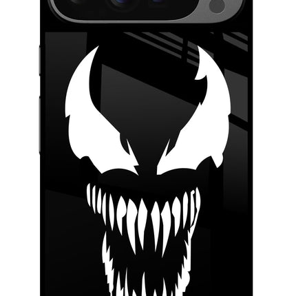 Venom Google Pixel 9 Pro Glass Case Back Cover by Casekaro