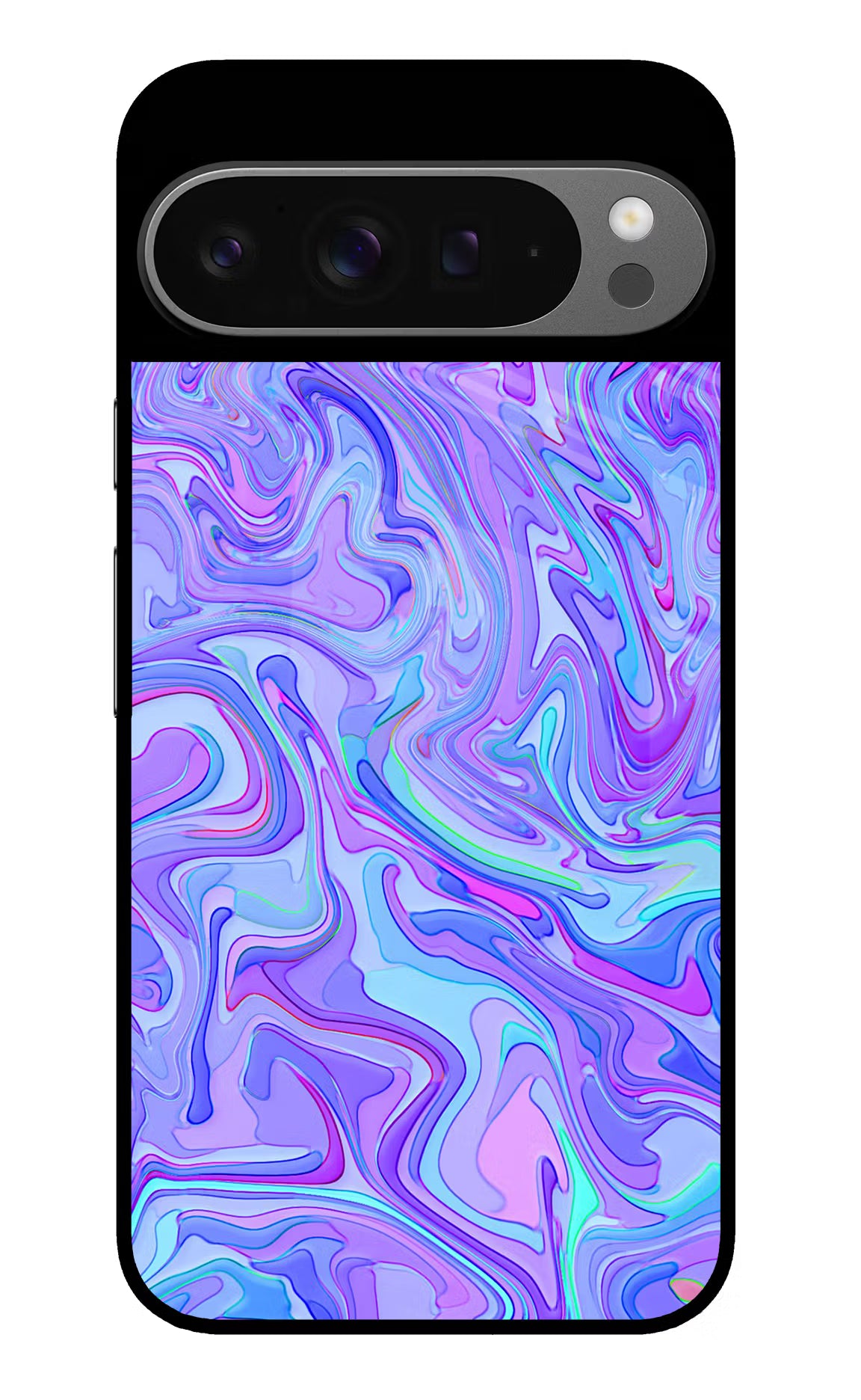 Glitter Google Pixel 9 Pro Glass Case Back Cover by Casekaro