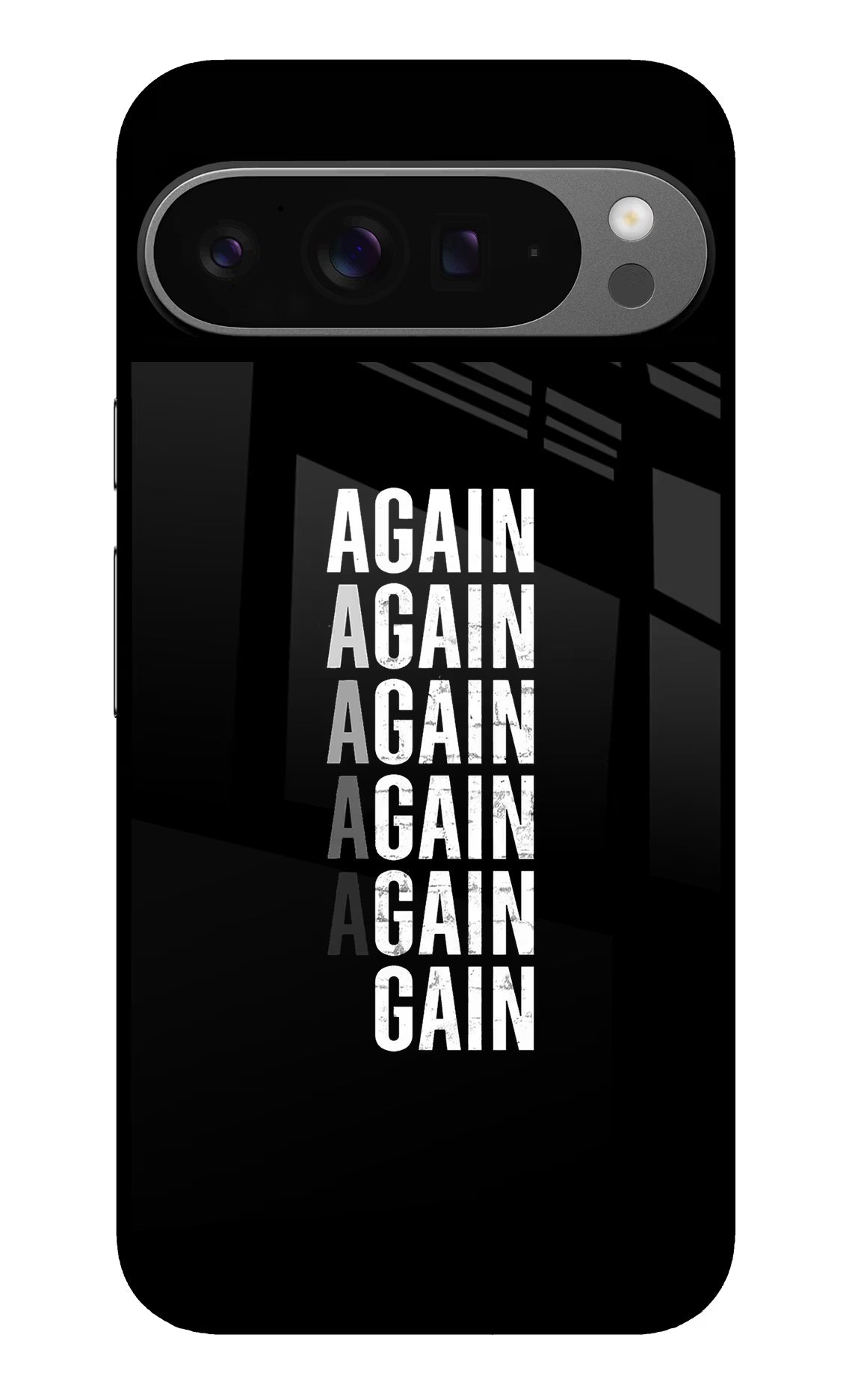 Again Again Gain Google Pixel 9 Pro Glass Case Back Cover by Casekaro
