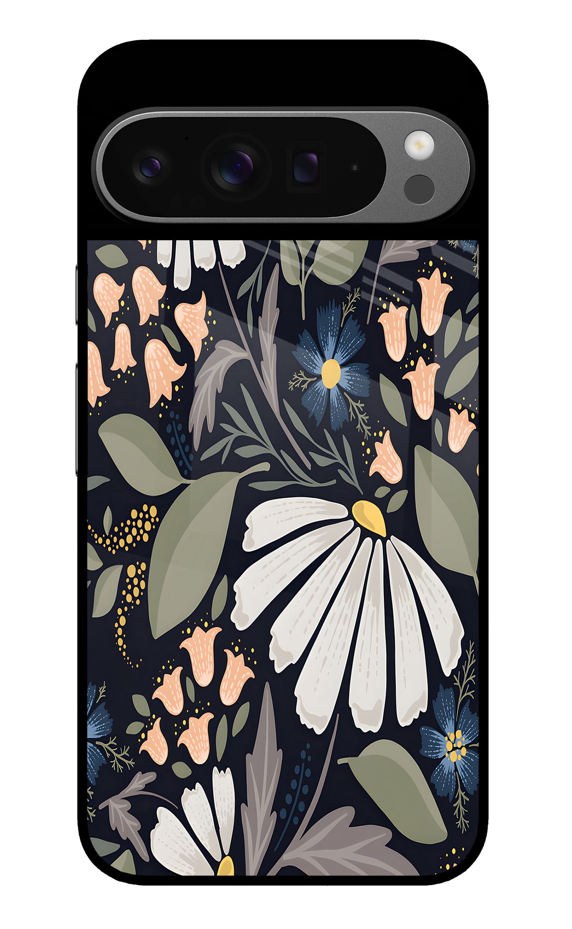 Flowers Art Google Pixel 9 Pro Back Cover