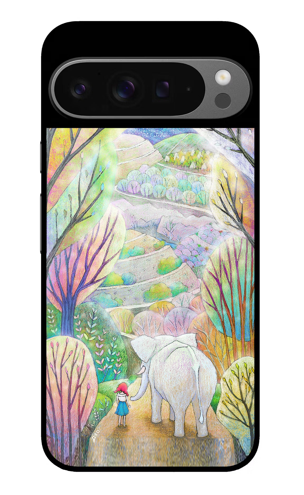 Nature Painting Google Pixel 9 Pro Glass Case
