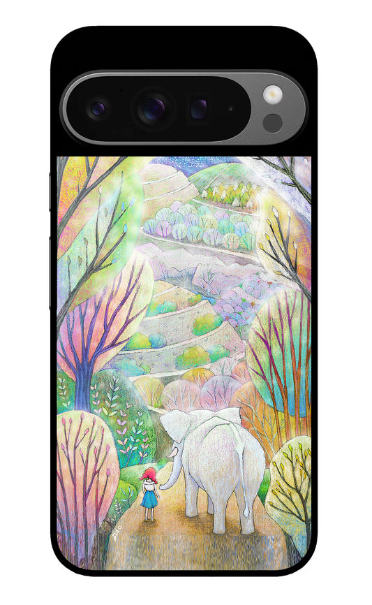 Nature Painting Google Pixel 9 Pro Glass Case