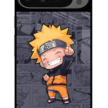 Chota Naruto Google Pixel 9 Pro Glass Case Back Cover by Casekaro